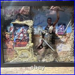 15 x 12 army of darkness shadowbox autographed that lights up