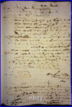 1852 Antilles JOSE ESTEBAN BOLONA Signed First Private Printer in Isla Juana