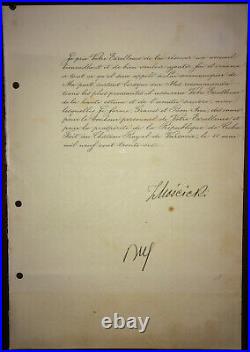 1936 Poland Signed Letter by Longest Serving Polish President IGNACY MOSCICKI