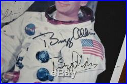 1969/1989 Apollo 11 Crew Signed Photo-Neil Armstrong-Buzz Aldrin-Michael Collins