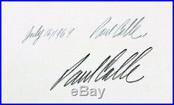 1976 NEIL ARMSTRONG Signed Paul Calle Print Litho APOLLO 11 NASA Autograph PSA