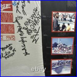 1985 Powell Peralta Bones Brigade Rage in the Badlands T Shirt Signed by 21 pro