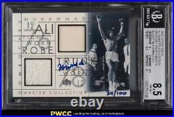 2000 Upper Deck Ali Master Collection Muhammad Ali PATCH AUTO /100 BGS 8.5 NM-MT