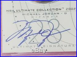 2002 03 ultimate collection autographed Michael Jordan auto card SP autograph