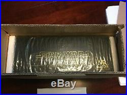 2002 Sw Mr Master Replicas Anh Darth Vader Lightsaber Double Autograph Signed