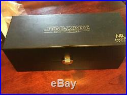 2002 Sw Mr Master Replicas Anh Darth Vader Lightsaber Double Autograph Signed