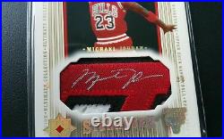 2004-05 Michael Jordan Ultimate Collection Auto Patch Sp Insert #6/25! Autograph
