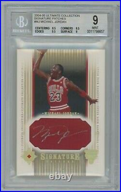 2004-05 UD Ultimate Collection Michael Jordan Signature Patches/25 BGS 9 Auto 10