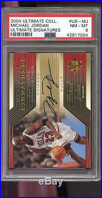 2004-05 Ultimate Collection Michael Jordan Signed AUTO Autograph PSA Graded Card