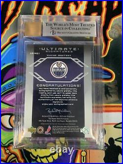 2004 Ultimate Collection Signatures Wayne Gretzky Oilers Kings SSP BGS 9 10 Auto