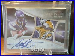 2007 Upper Deck Exquisite Collection Adrian Peterson Rookie Patch Auto /99 #133