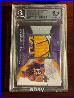 2008-09 UD Ultimate Collection Kobe Bryant 3/5 LAKERS Logo Patch BGS 8.5 10 AUTO