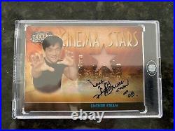 2008 Donruss Americana Jackie Chan Cinema Stars Autograph Relic 18/25 NRMT MNT