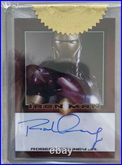 2008 Rittenhouse Marvel Robert Downey Jr. As Iron Man AUTO Autograph Avengers