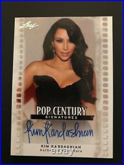 2011 Leaf Pop Century Kim Kardashian Autograph Auto Card