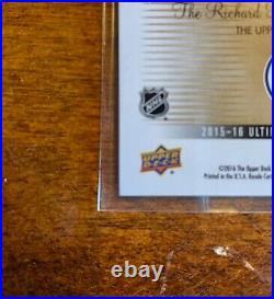 2015-16 Connor McDavid Ultimate Collection Jersey Patch Auto /99 Rookie Card RC
