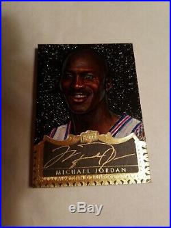 2016 UD Master Collection Michael Jordan Rare Masterful Painting Autographed 2/3