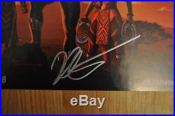 2017 D23 EXPO MARVEL BLACK PANTHER POSTER CHADWICK BOSEMAN Autographed