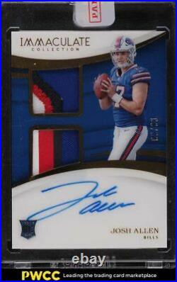 2018 Immaculate Collection Josh Allen ROOKIE RC PATCH AUTO /99 #IS-JA