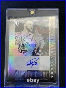 2019 Panini Illusions Stephen Curry Trophy Collection Autograph Warriors Auto
