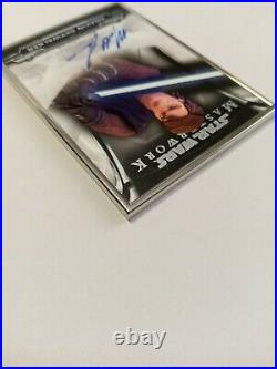 2019 Star Wars Masterwork ANAKIN SKYWALKER 1/5 Metal Framed Autograph