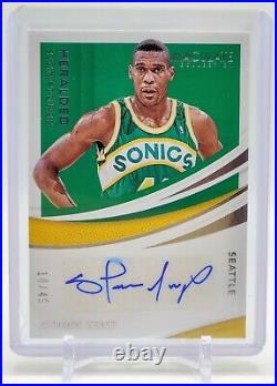 2020-21 Immaculate Collection Shawn Kemp Autograph Heralded Signatures 10/49