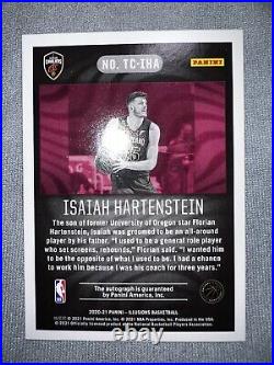 2020-21 Panini Illusions Isaiah Hartenstein AUTO Trophy Collection GREEN /25 SSP
