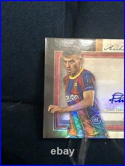 2020-21 Topps Museum Collection UEFA CL PEDRI RC Barcelona Rookie Auto # /250