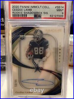 2020 Panini Immaculate Collection Rookie Shadowbox Signatures #SS14 CeeDee Lamb