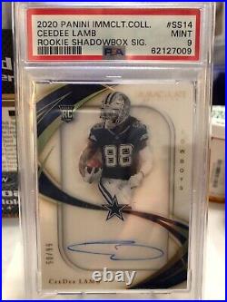 2020 Panini Immaculate Collection Rookie Shadowbox Signatures #SS14 CeeDee Lamb