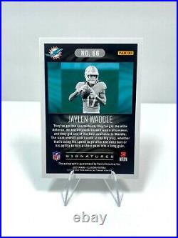 2021 Panini Illusions Jaylen Waddle RC Trophy Collection Auto /99 Dolphins #66