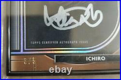 2021 Topps Museum Collection ICHIRO MARINERS BLACK FRAME AUTOGRAPH AUTO /5