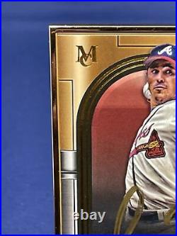2021 Topps Museum Collections Baseball Greg Maddux 10/10 Gold Frame Auto
