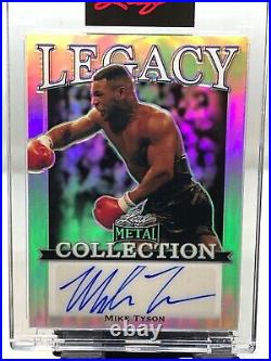 2022 Leaf Metal Mike Tyson Legacy Collection Auto Silver 3/15