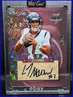 2023 Wild Card 7 Card Stud Football QB Cards All Autographed & Low #, You Pick