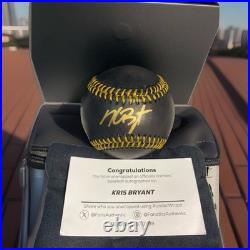 2026 Fanatics Under Wraps Kris Bryant Gold Ink Signed Autographed MLB Baseball