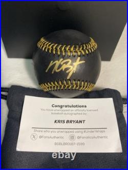 2026 Fanatics Under Wraps Kris Bryant Gold Ink Signed Autographed MLB Baseball