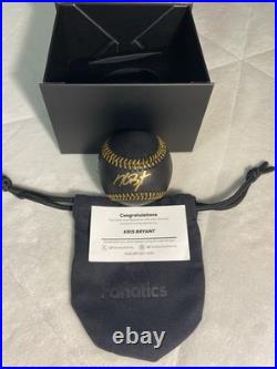 2026 Fanatics Under Wraps Kris Bryant Gold Ink Signed Autographed MLB Baseball