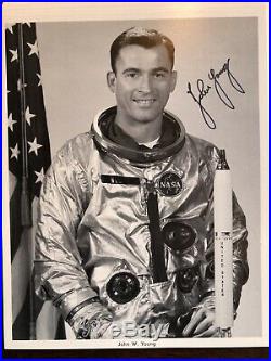 27 Astronaut Autographs / Signed Giant Lot 1960s Era NASA Photos No Reserve