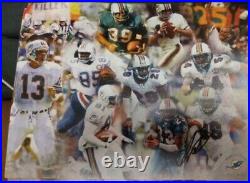 5 Autographed Mini Dolphin Players Posters (Collectables)