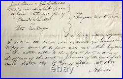 ABRAHAM LINCOLN PSA/DNA Slabbed Early Handwritten Autograph Letter Signed
