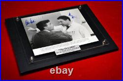 ALAN ARKIN & PETER FAULK Signed The IN-LAWS Movie Autograph, DVD, COA UACC FRAME