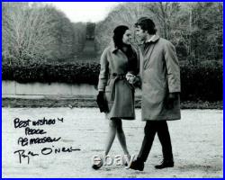 ALI MACGRAW and RYAN O'NEAL Signed Autographed 8x10 LOVE STORY Photo