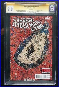 AMAZING SPIDER-MAN #700 (Autographed by Stan Lee) Death of Peter Parker CGC 9.8