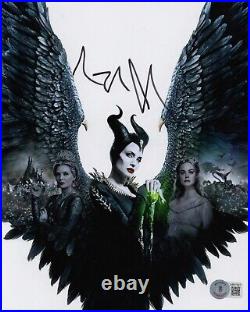 ANGELINA JOLIE Autograph Signed Photo Maleficent Authentic BAS Beckett COA