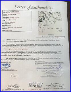 APOLLO 11 Signed, Matted, and Framed 50th Ann. Neil Armstrong, Collins, & Aldrin