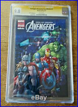 AVENGERS #1 Gillette SS Signed by Stan Lee Autograph CGC 9.8