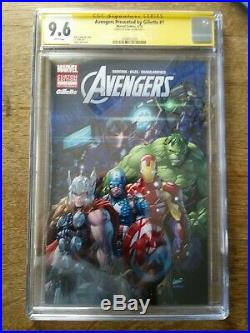 AVENGERS SS Signed by Stan Lee Autograph CGC 9.6 #1 Gillette custom edition