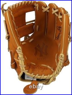 Aaron Judge New York Yankees Autographed Kith & Rawlings Replica Glove Tan