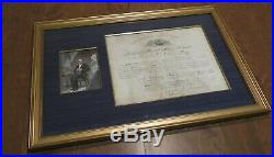 Abraham Lincoln Document Signed on July 1, 1863 Day Battle Gettysburg Began